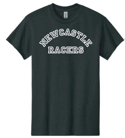 Newcastle Middle School "Curved Text" Gildan S/S T-shirt (black)