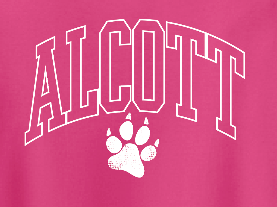 Alcott "Arch Paw" Design S/S T-shirt (pink)