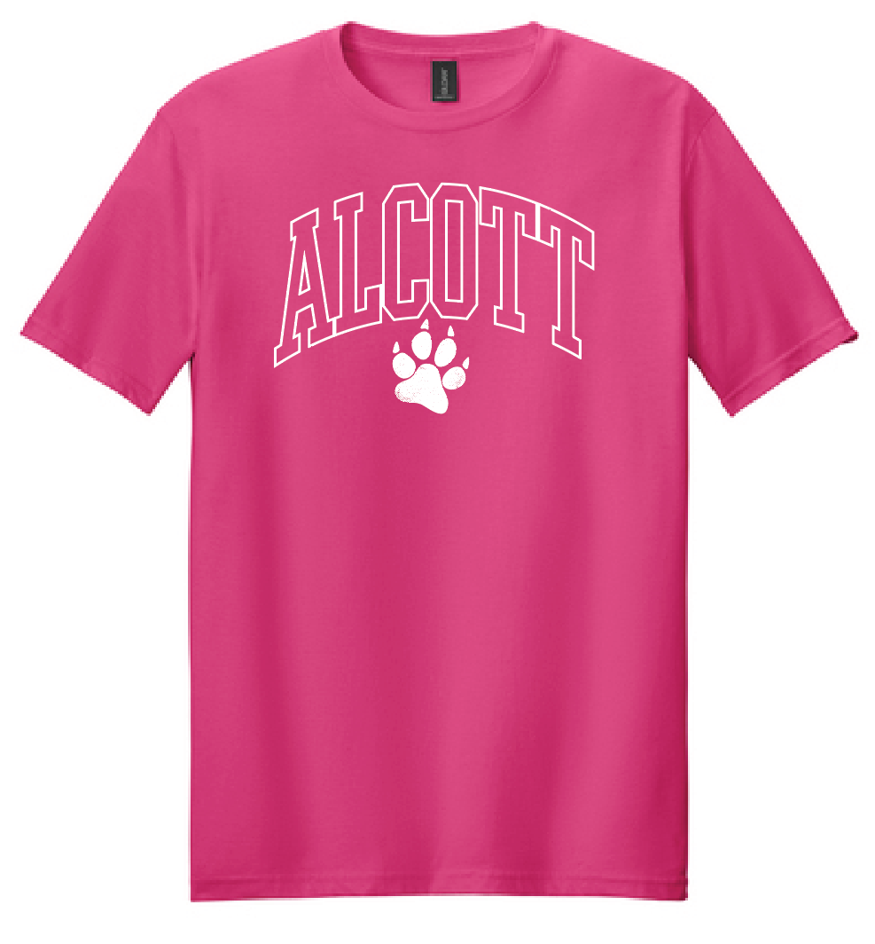 Alcott "Arch Paw" Design S/S T-shirt (pink)