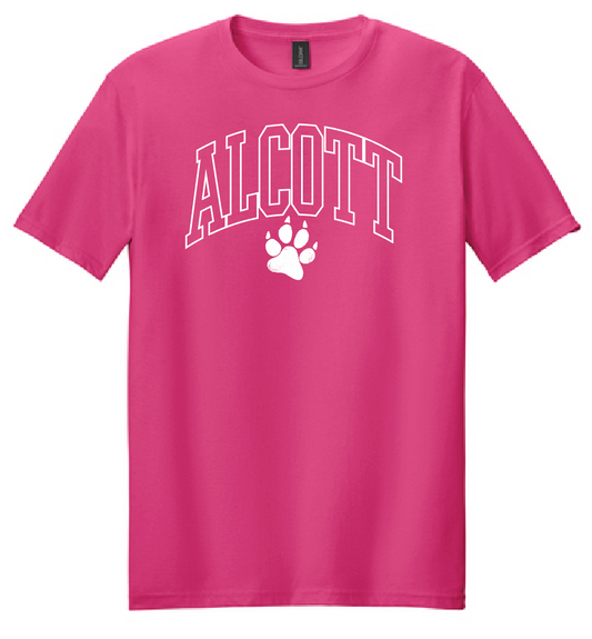 Alcott "Arch Paw" Design S/S T-shirt (pink)