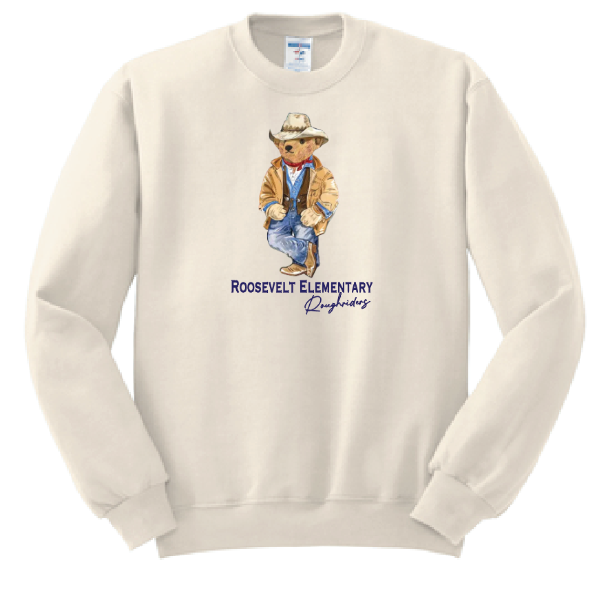 Roosevelt "Teddy" Design Crewneck Sweatshirt