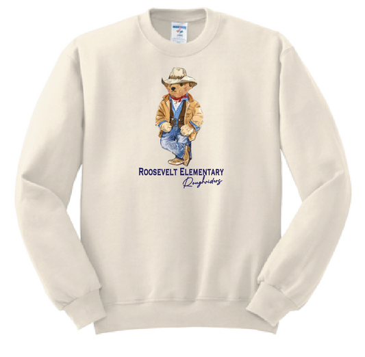 Roosevelt "Teddy" Design Crewneck Sweatshirt