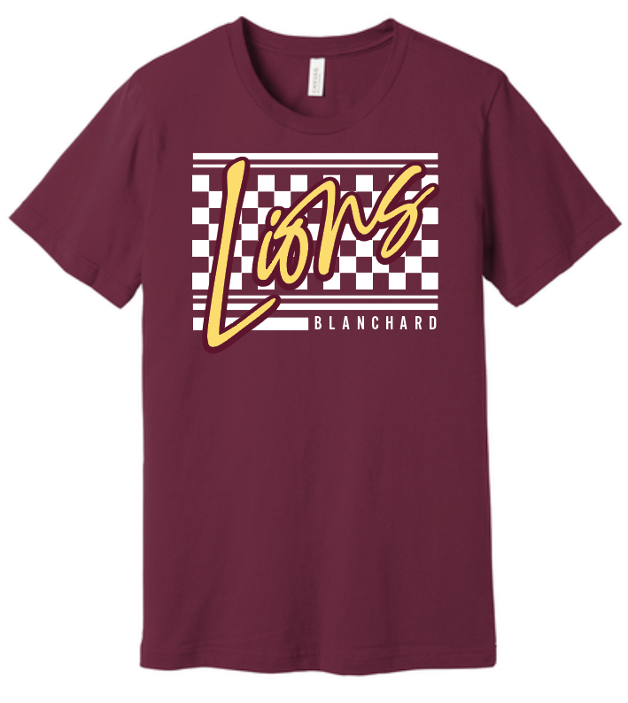 Blanchard PTO "Checker" Design BellaCanvas S/S T-shirt