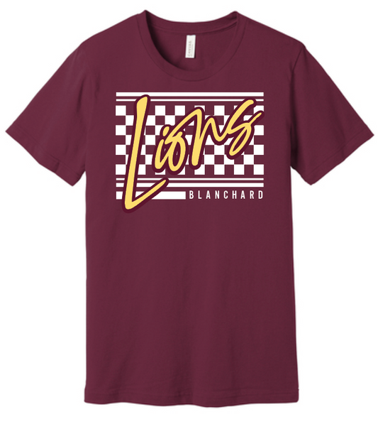 Blanchard PTO "Checker" Design BellaCanvas S/S T-shirt