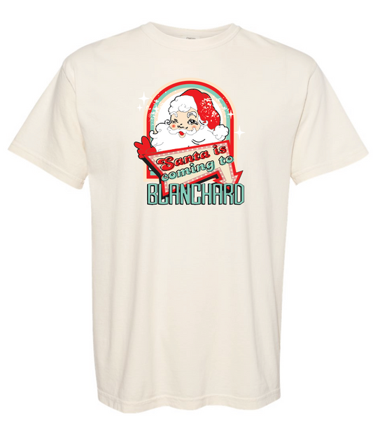 Blanchard PTO "Santa" Design Comfort Colors S/S T-shirt
