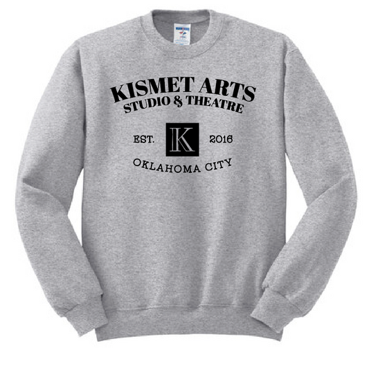 Kismet "Logo" Design Crewneck Sweatshirt (heather grey)