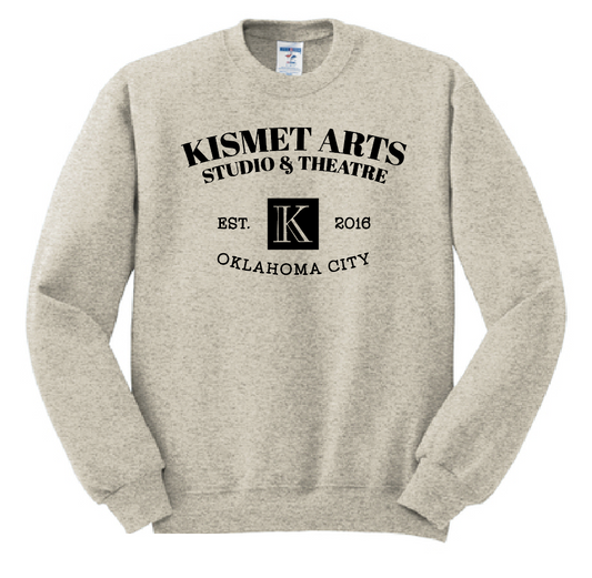 Kismet "Logo" Design Crewneck Sweatshirt (oatmeal heather)