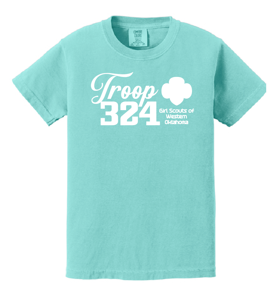 Troop 324 Comfort Colors S/S T-shirt (mint)