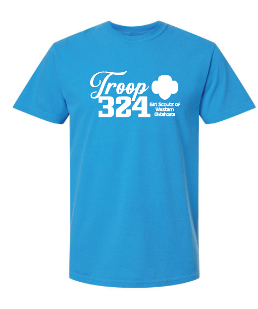 Troop 324 Comfort Colors S/S T-shirt (royal carib)