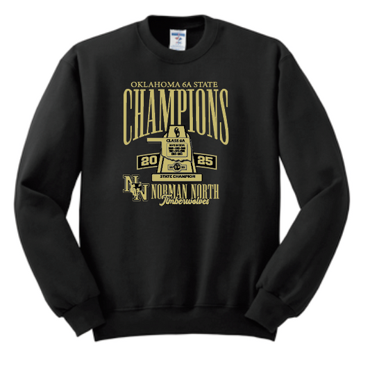 NN Men's Soccer "Champions" Design Crewneck Sweatshirt