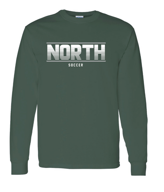 NN Men's Soccer "North Soccer" Design L/S T-shirt