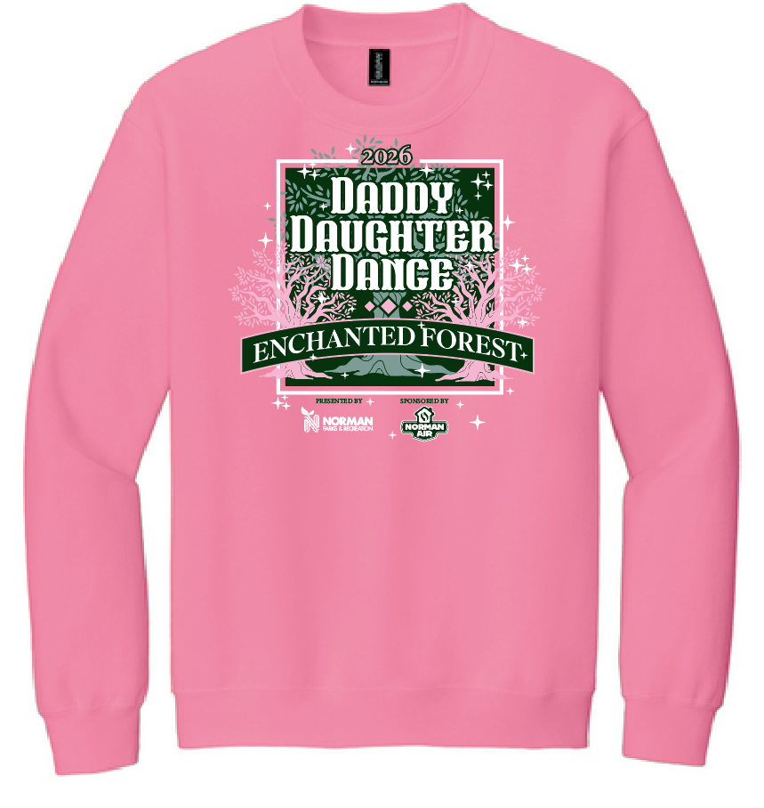 Daddy Daughter Dance "Enchanted Forest" Design Crewneck Sweatshirt