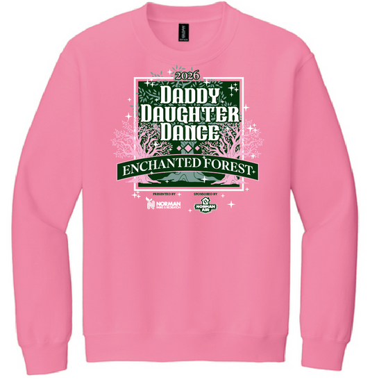 Daddy Daughter Dance "Enchanted Forest" Design Crewneck Sweatshirt