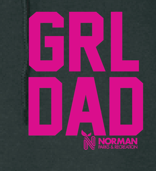 Daddy Daughter Dance "GRL DAD" Design Hooded Sweatshirt
