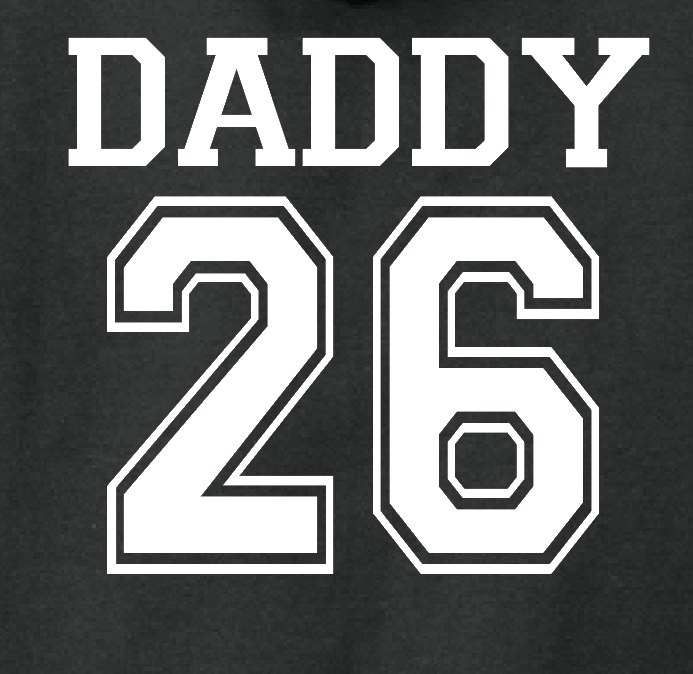 Daddy Daughter Dance "GRL DAD" Design Hooded Sweatshirt