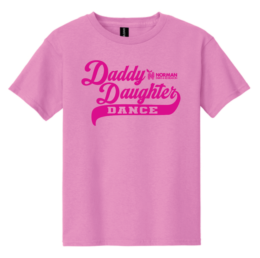 Daddy Daughter Dance "Daughter 2026" Design S/S T-shirt (pink)