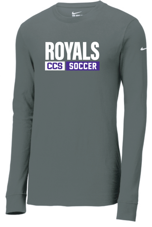 CCS Soccer "Royals" Design Nike L/S T-shirt