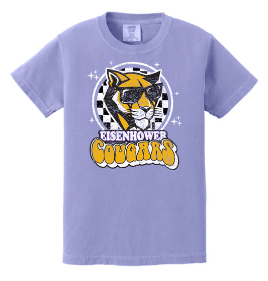 Eisenhower "Cougar" Design S/S Comfort Colors T-shirt (violet)