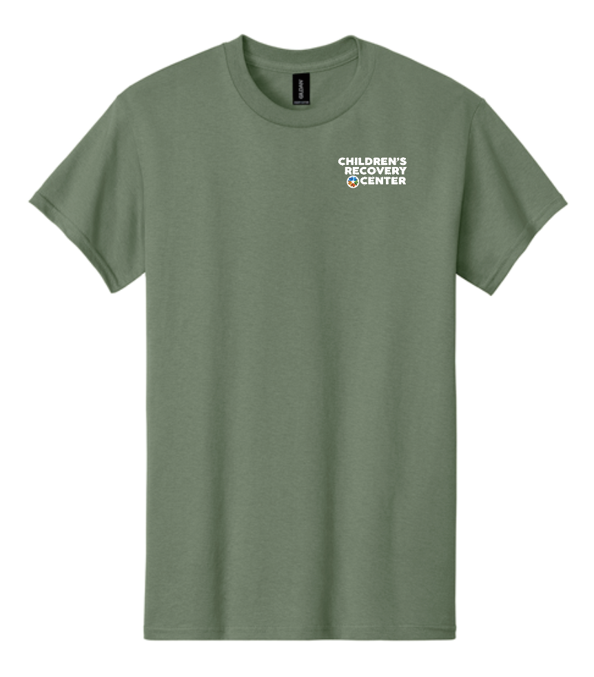 ODMH Children's Recovery Center "Left Chest Logo" S/S T-shirt (military green)