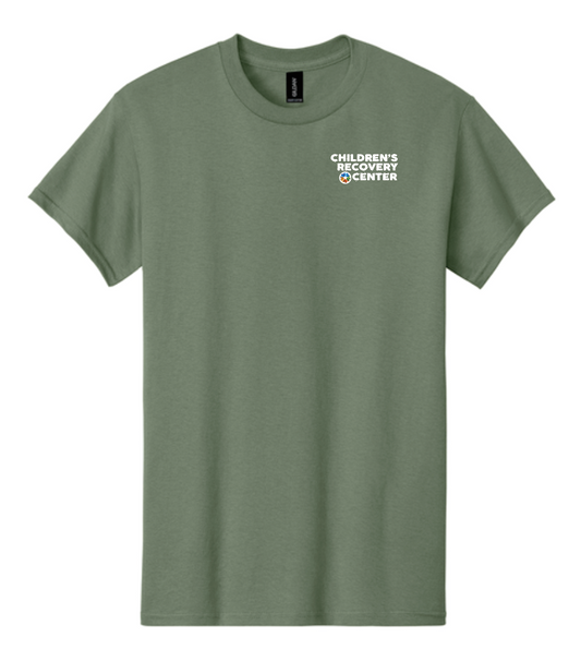 ODMH Children's Recovery Center "Left Chest Logo" S/S T-shirt (military green)
