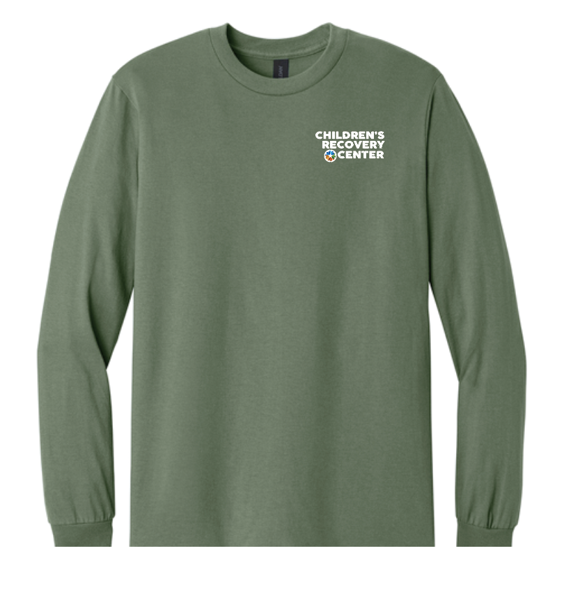 ODMH Children's Recovery Center "Left Chest Logo" L/S T-shirt (military green)