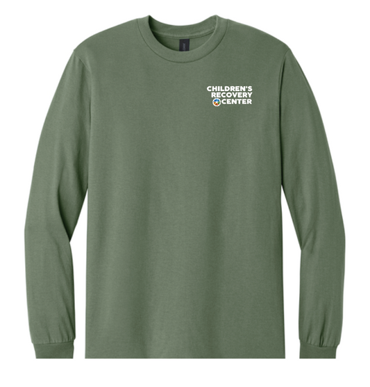 ODMH Children's Recovery Center "Left Chest Logo" L/S T-shirt (military green)