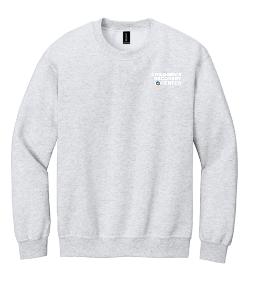ODMH Children's Recovery Center "Left Chest Logo" Crewneck Sweatshirt (ash)
