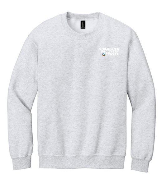 ODMH Children's Recovery Center "Left Chest Logo" Crewneck Sweatshirt (ash)