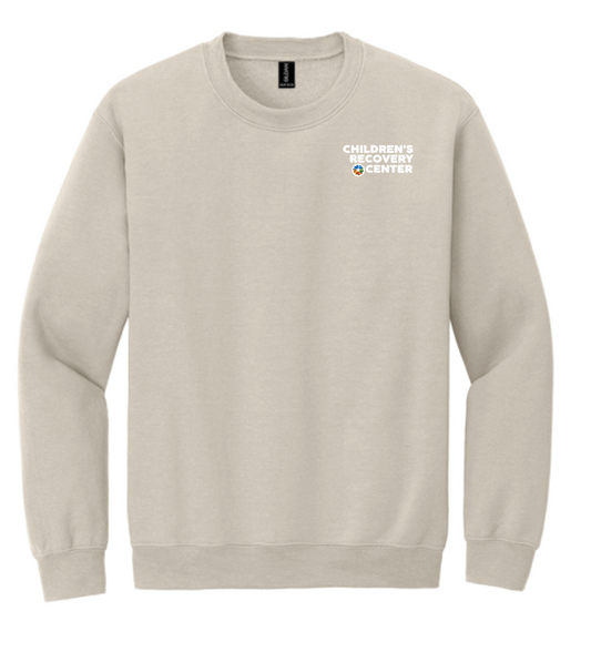 ODMH Children's Recovery Center "Left Chest Logo" Crewneck Sweatshirt (sand)