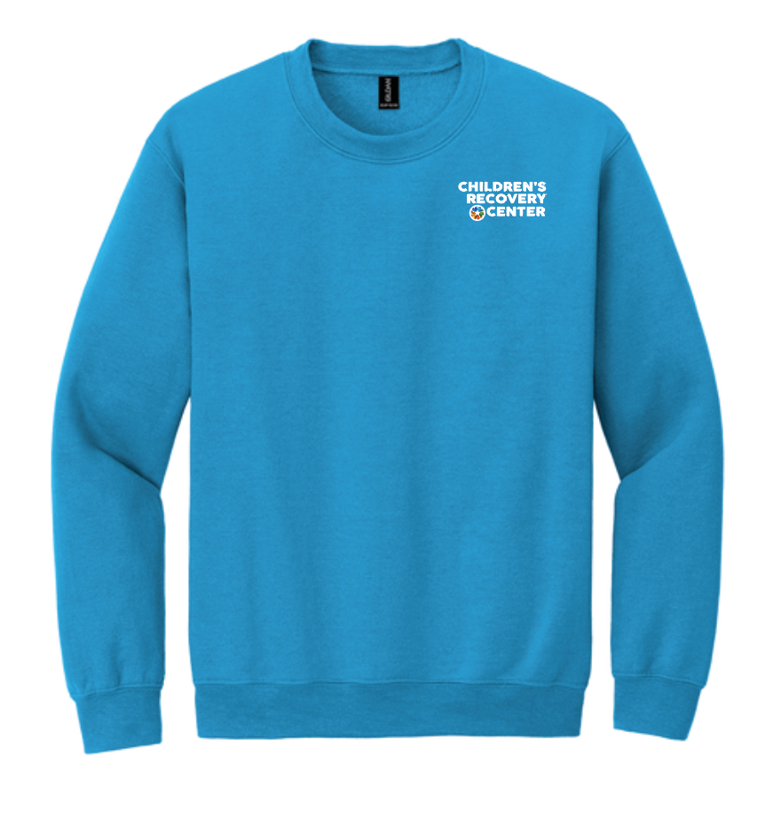 ODMH Children's Recovery Center "Left Chest Logo" Crewneck Sweatshirt (sapphire)