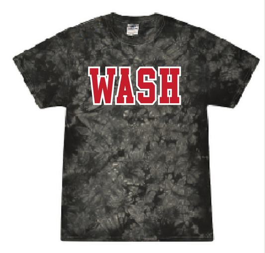 Washington (OK) "Tie Dye" ColorTone S/S T-shirt (crystal black)