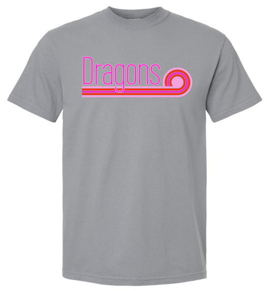 Purcell PTO "Neon Stripe" Design Comfort Colors S/S T-shirt (granite)