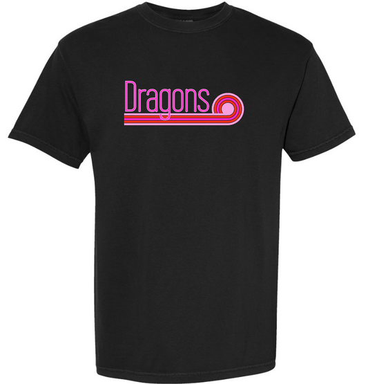 Purcell PTO "Neon Stripe" Design Comfort Colors S/S T-shirt (black)