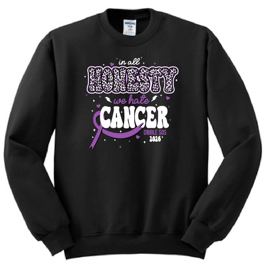 Dibble SOS "Leopard" Design Crewneck Sweatshirt