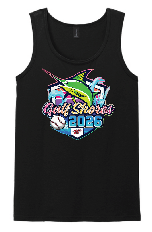 Washington Baseball Gulf Shores Gildan Unisex Tank