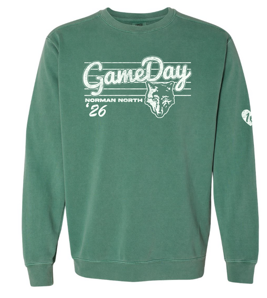 NN Girls Soccer "Game Day" Design Crewneck Sweatshirt