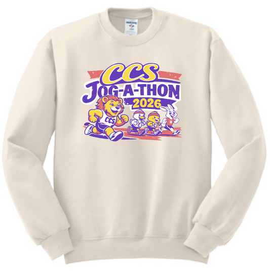 CCS PTSF Jog-a-thon "Lion" Design Crewneck Sweatshirt