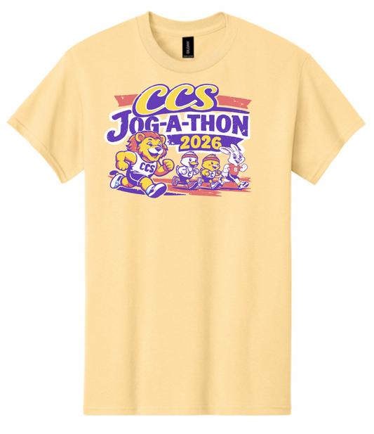 CCS PTSF Jog-a-thon "Lion" Design S/S T-shirt (yellow)