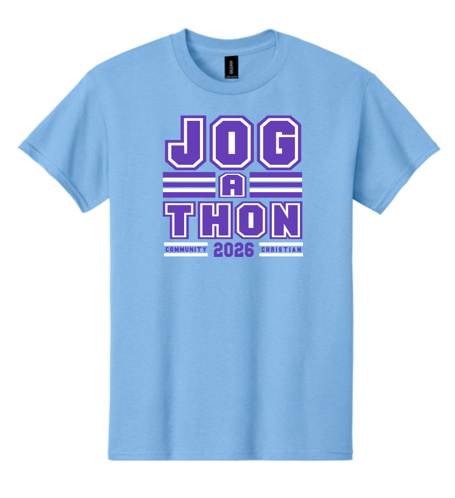 CCS PTSF Jog-a-thon "Block" Design S/S T-shirt (blue)