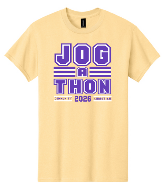CCS PTSF Jog-a-thon "Block" Design S/S T-shirt (yellow)