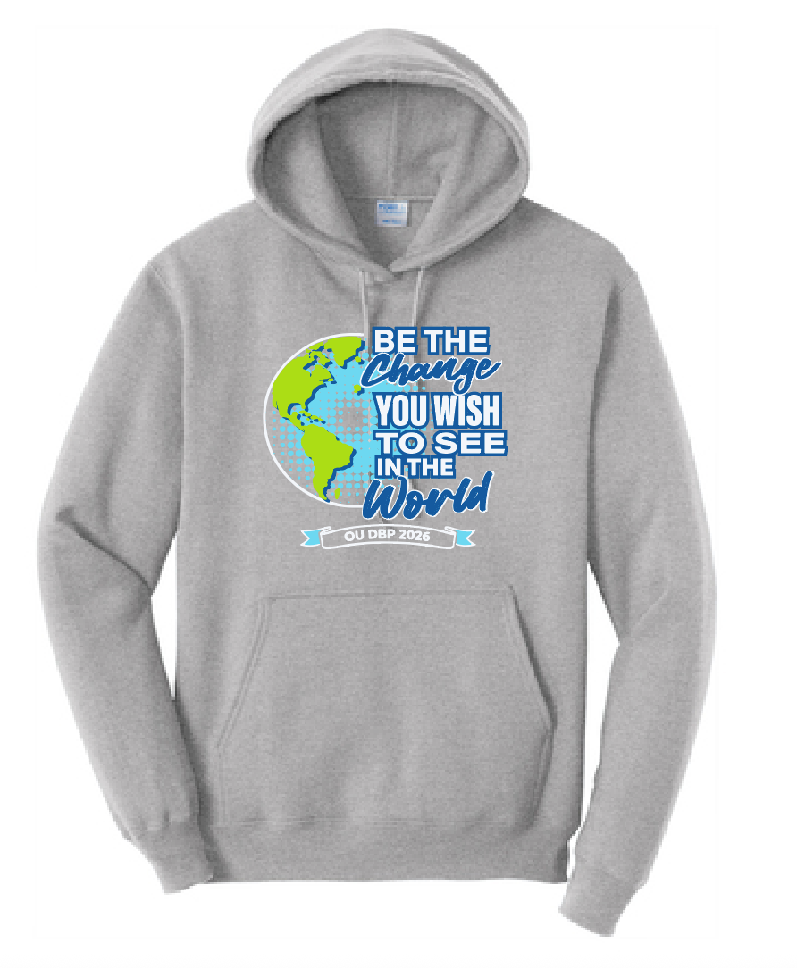 DBP "Be the Change" Gildan Hooded Sweatshirt (heather)