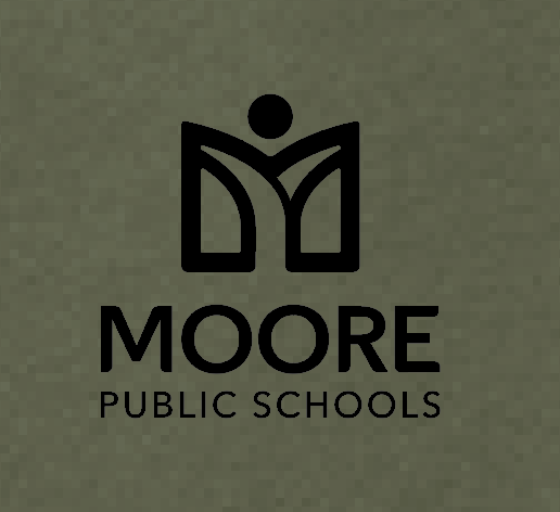 Moore Public Schools "Logo" District Unisex Crewneck Sweatshirt (green)