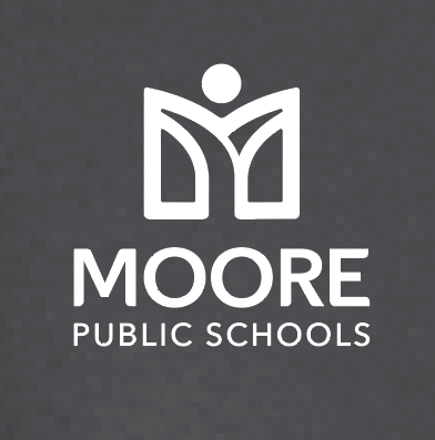 Moore Public Schools "Logo" Port & Co Unisex Full Zip Sweatshirt (charcoal)