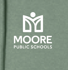 Moore Public Schools "Logo" District Women's Full Zip Sweatshirt (green)