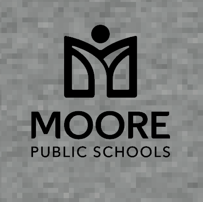 Moore Public Schools "Logo" District Women's Full Zip Sweatshirt (htr steel)