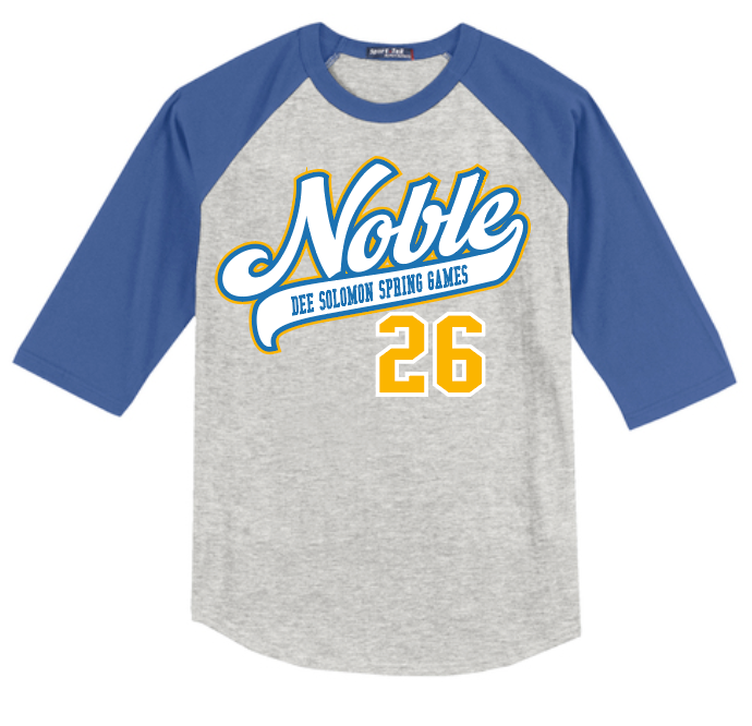Noble Dee Solomon Spring Games Raglan Sleeve T-shirt