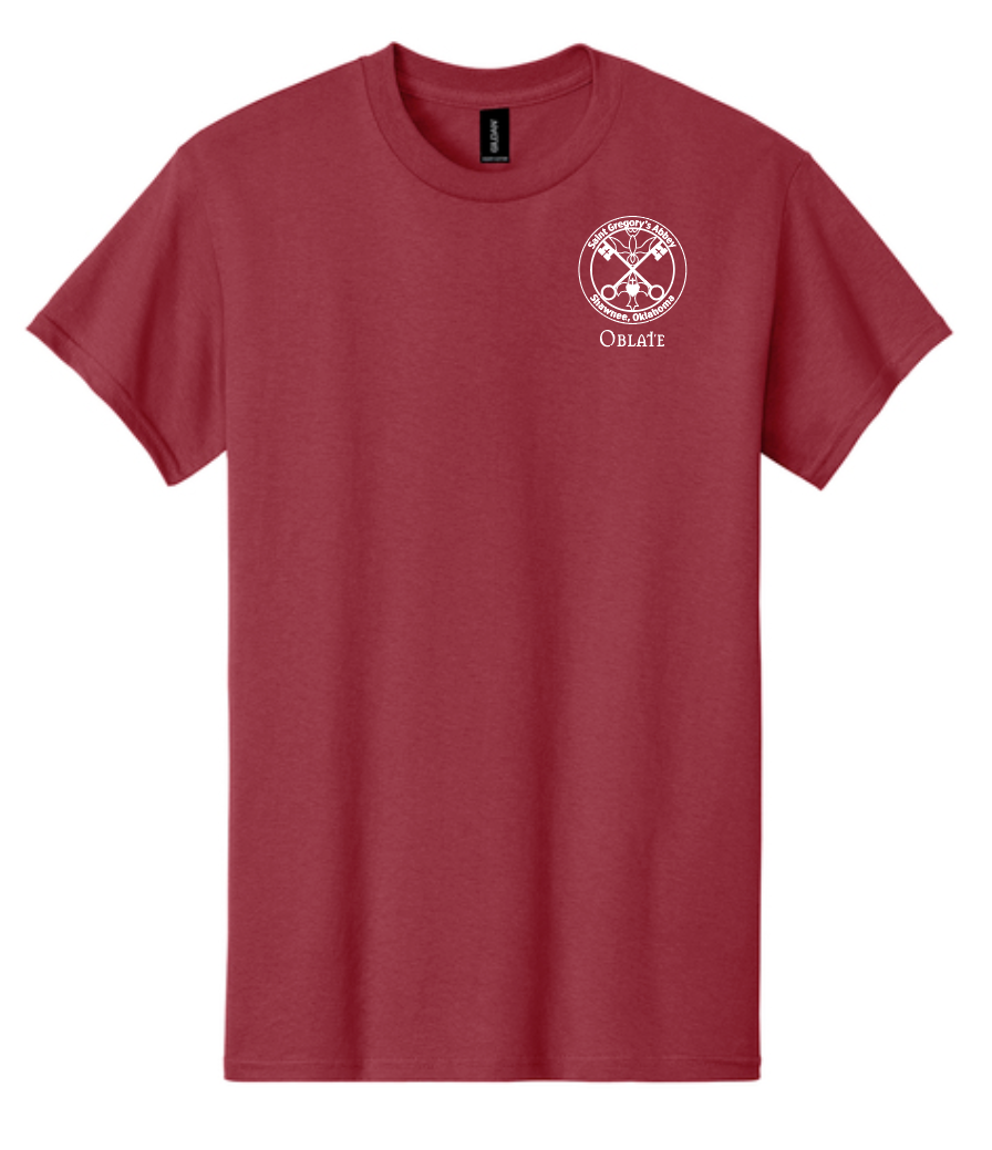 St. Gregory's Abbey S/S T-shirt (cardinal)