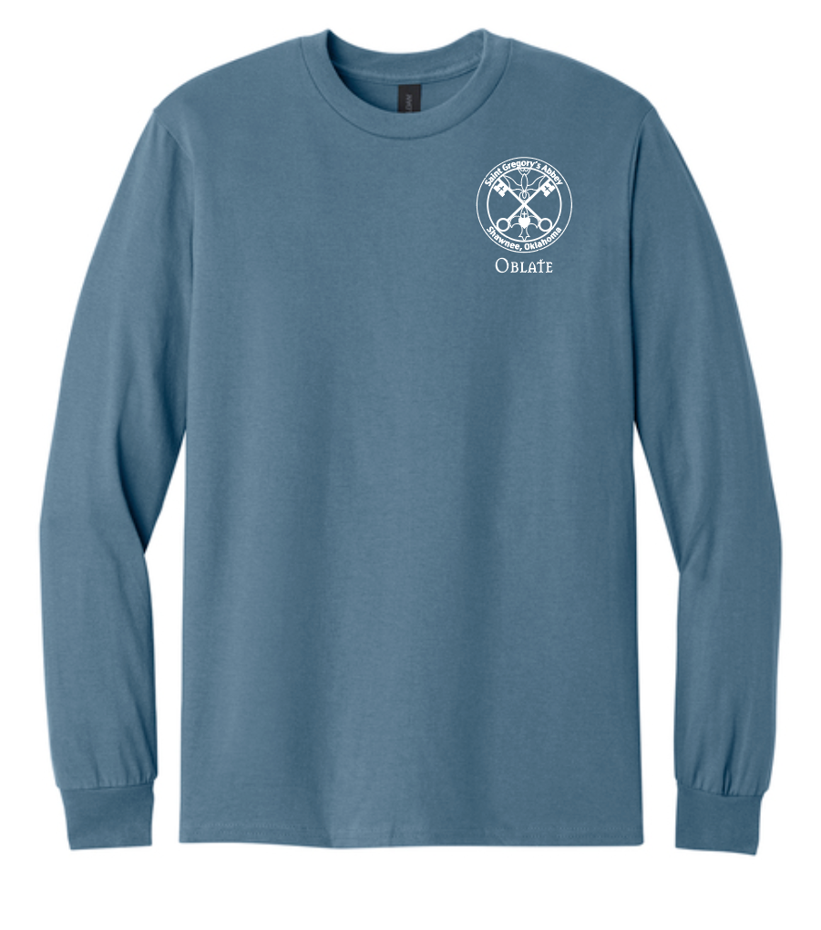 St. Gregory's Abbey L/S T-shirt (indigo)