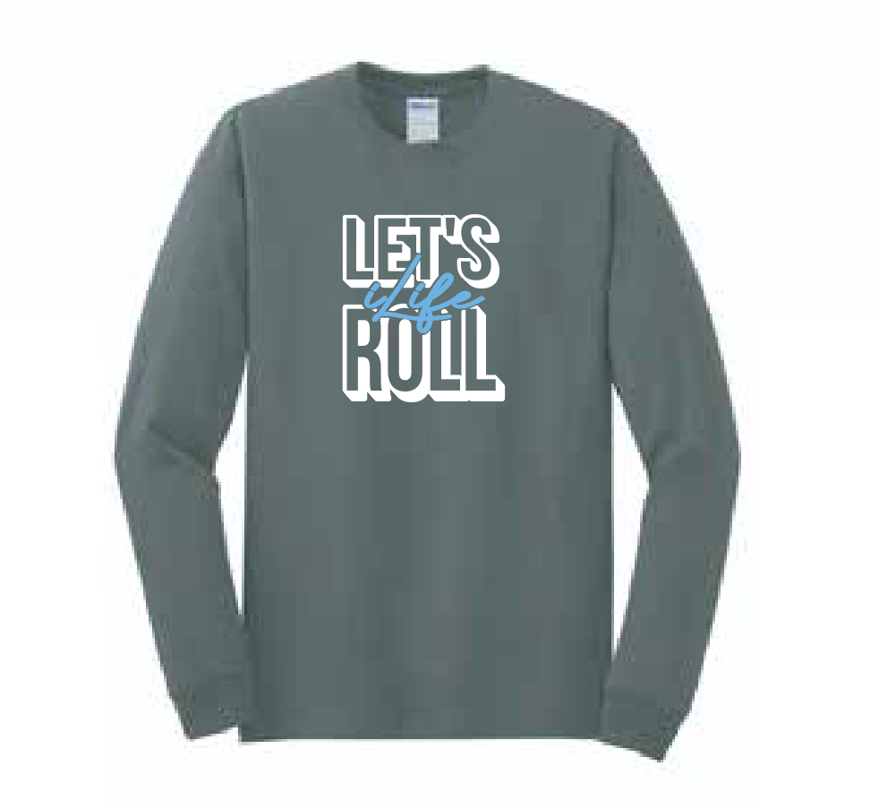ILife "Let's Roll" Design Softstyle L/S T-shirt