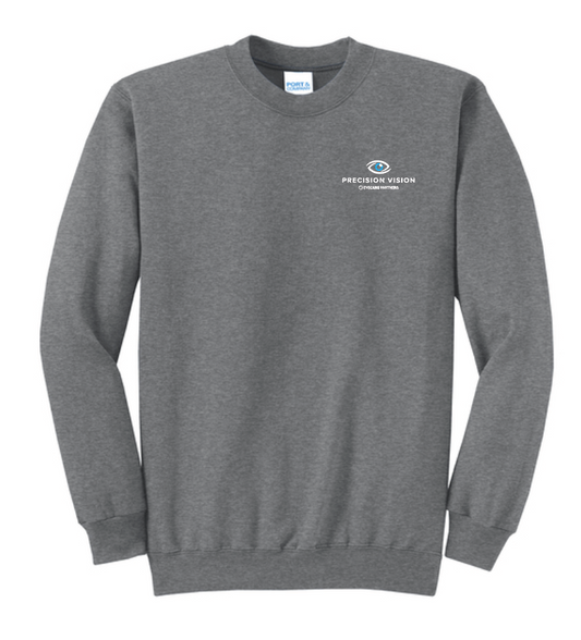 Precision Vision "Logo" Design Crewneck Sweatshirt (graphite htr)